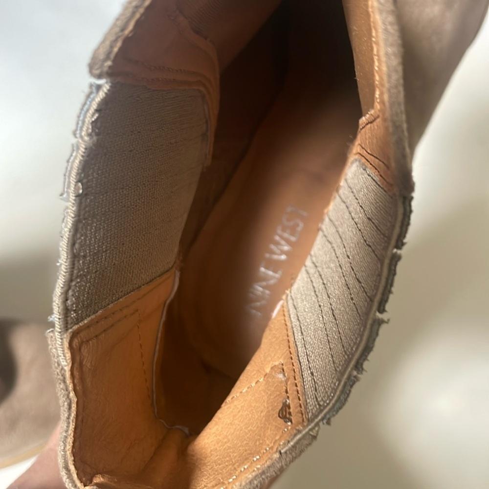 Nine wear Cowboy Ankle Boots Sz 10 tan Country Western Boho Concert NW… - Picture 13 of 14